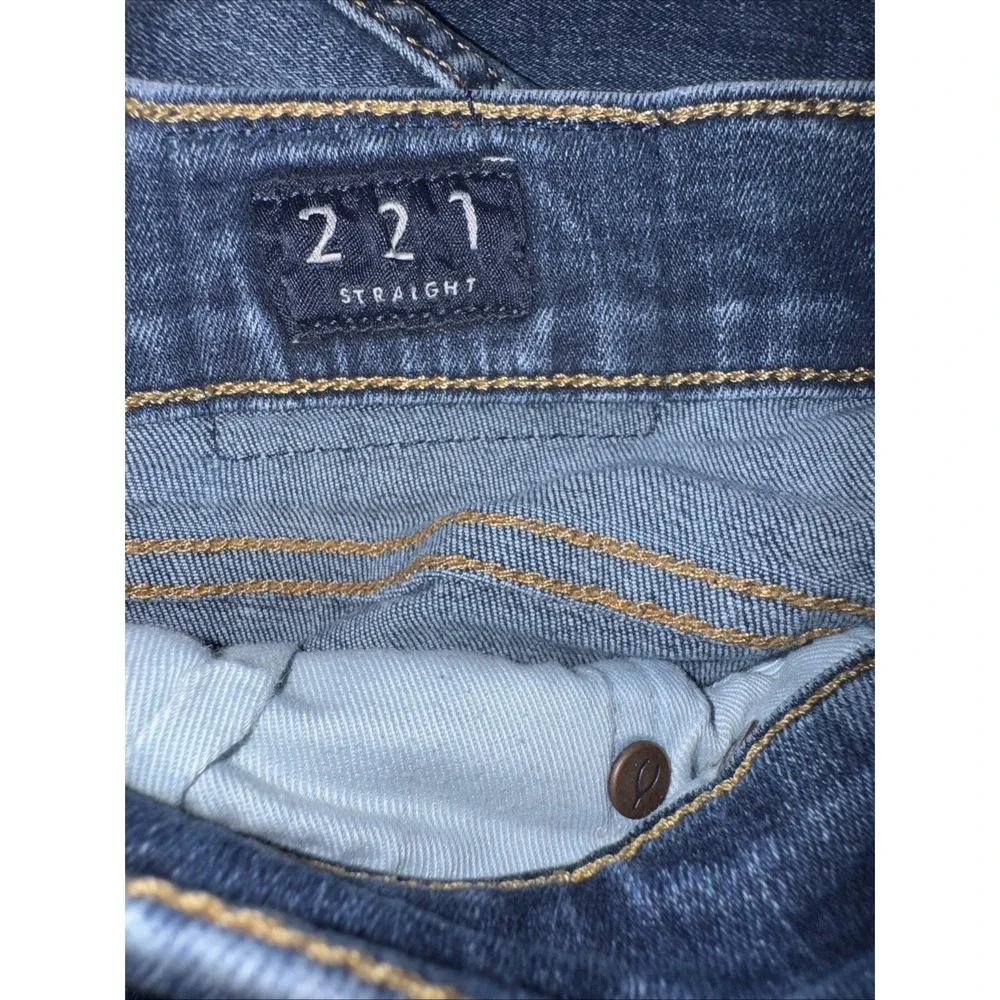 🍀 Lucky Brand Jeans 221 Straight Mens Size 34x30 Blue Casual Denim